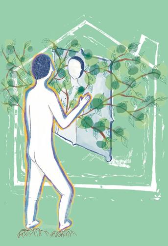 Ilustración Relato Polvo de Espejo